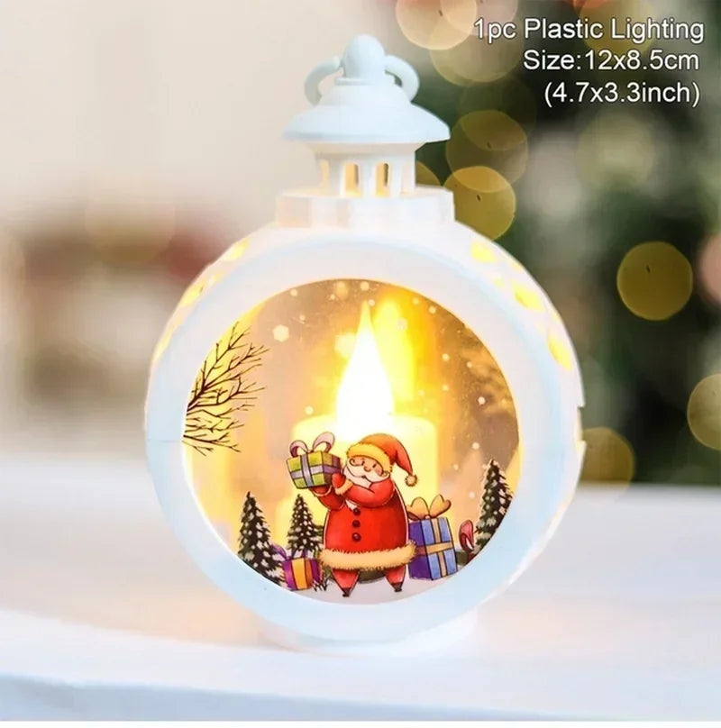 Bring Christmas Magic Home Lighted Snow Globe Lanterns That Sparkle & Glow! Tiny Snowfall, Big Holiday Joy LED Snow Globe Lantern for Christmas Cheer!