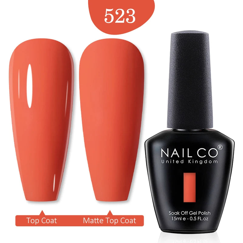 NAILCO Gel Polish 15ml Red & Pink 2026 Style Nails, Soak-Off Gel Polish for Long-Lasting, Flawless, Transform Your Nails with NAILCO Gel Polish Shine, Slay & Stay Perfect! Trendy 2026 Colors,