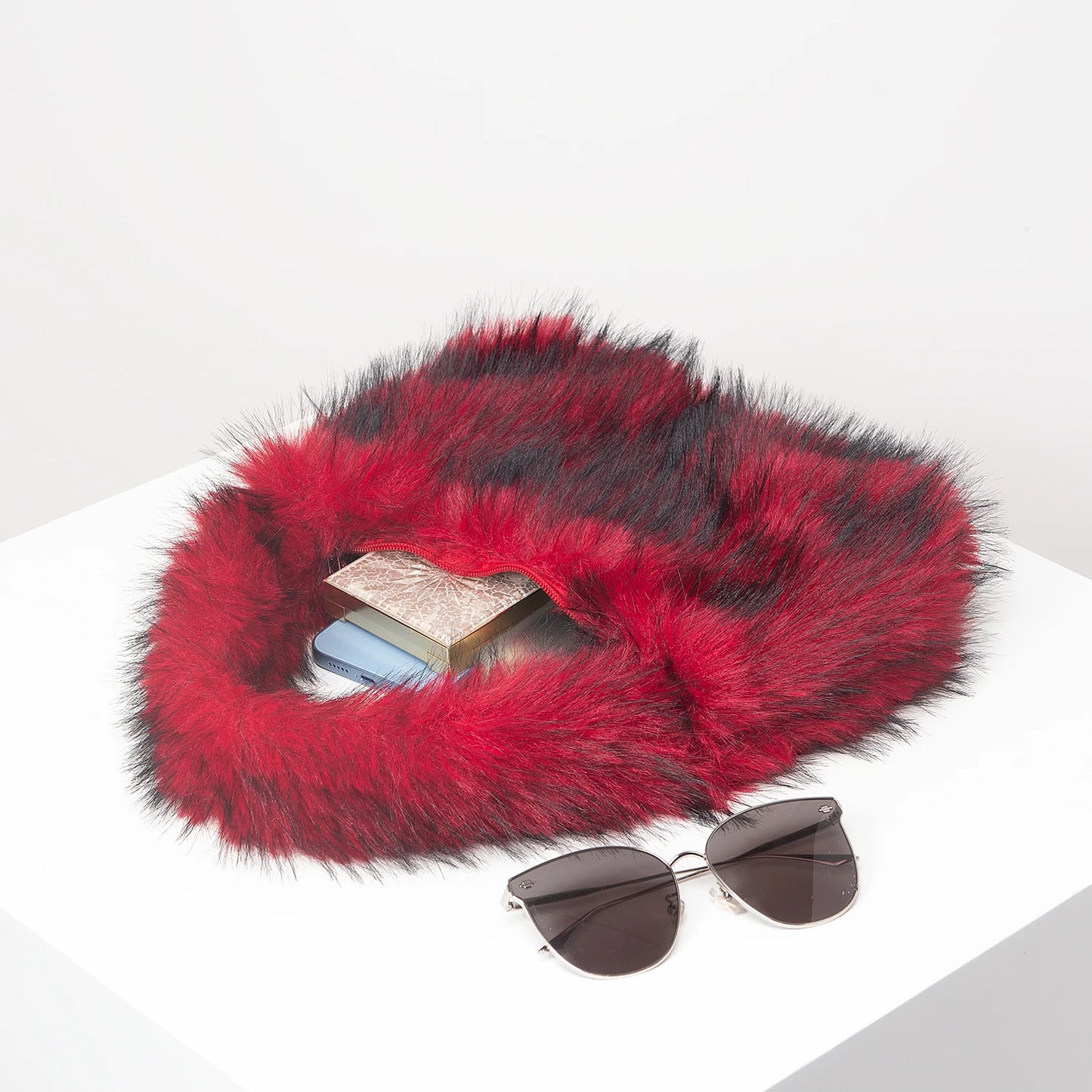 Premium Plush 2026  Hobo Handbag Sexy, Trendy & Perfect for Vacation or Daily Glam , Fuzz Shoulder Bag High-Quality, Cute & Dopamine-Style Chic