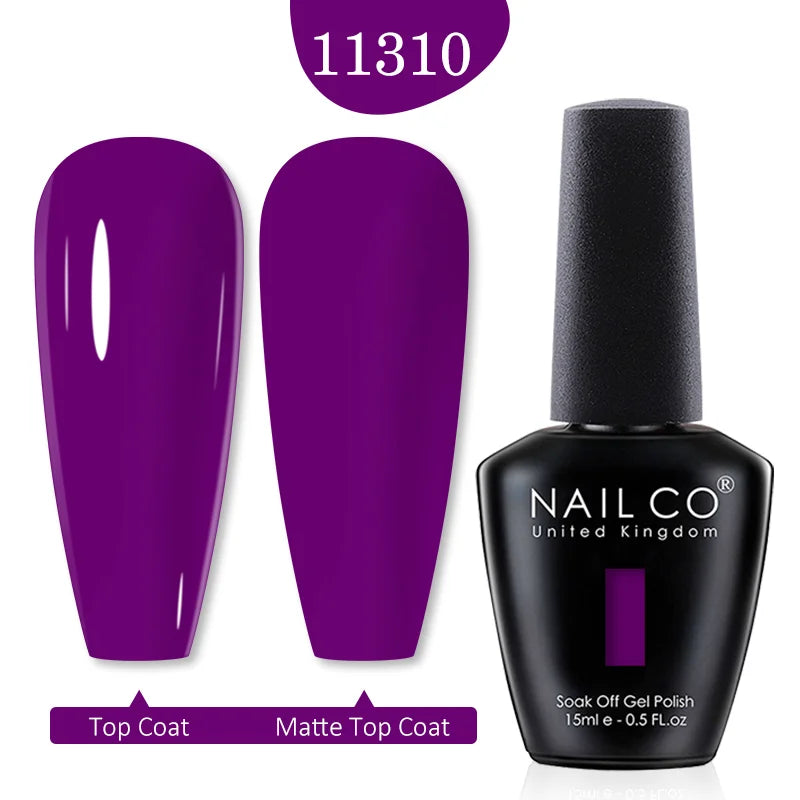 NAILCO Gel Polish 15ml Red & Pink 2026 Style Nails, Soak-Off Gel Polish for Long-Lasting, Flawless, Transform Your Nails with NAILCO Gel Polish Shine, Slay & Stay Perfect! Trendy 2026 Colors,