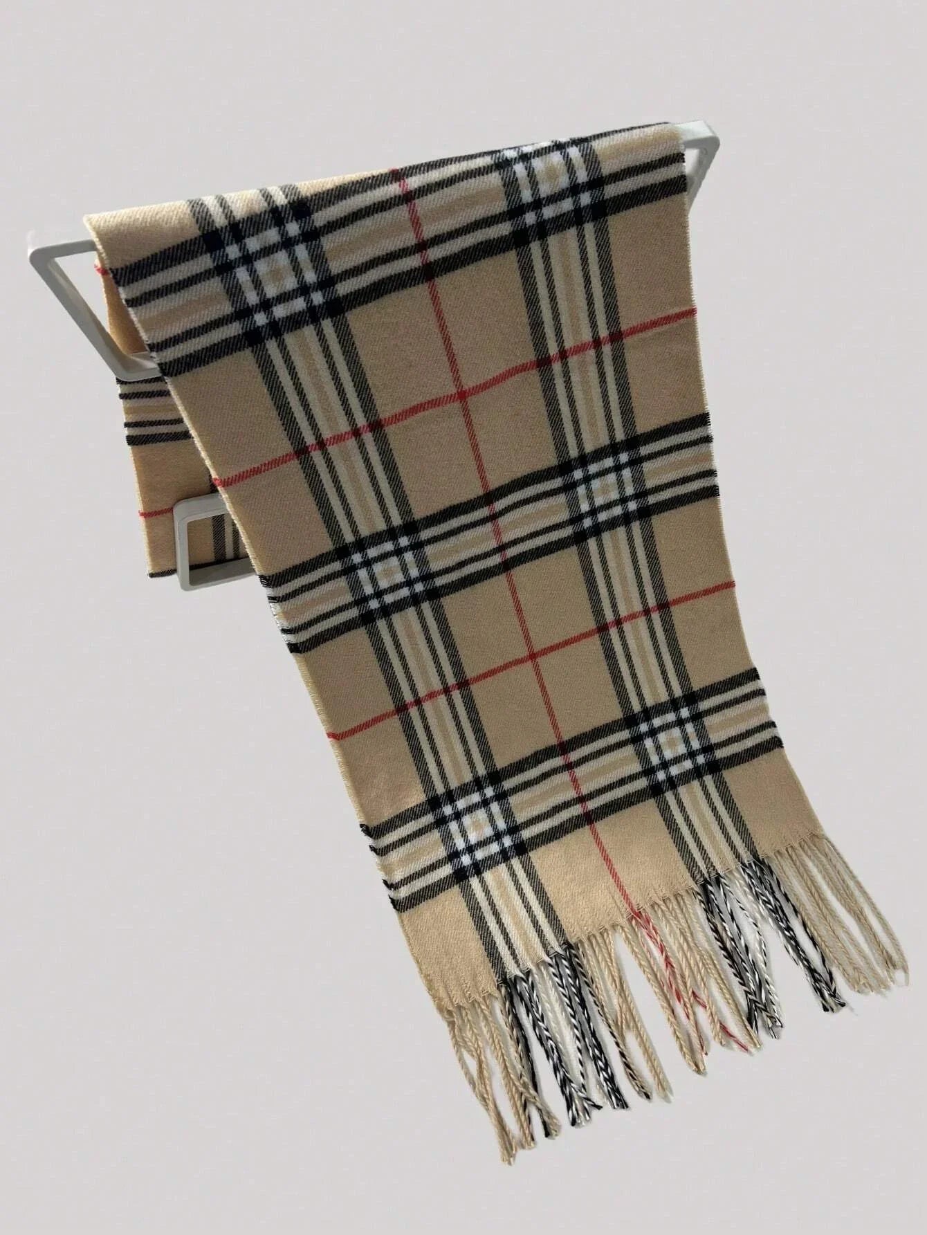 Luxury Cashmere Scarf Warm, Plush & Effortlessly Chic, Premium Plaid Cashmere Shawl for Men & Women Trendy