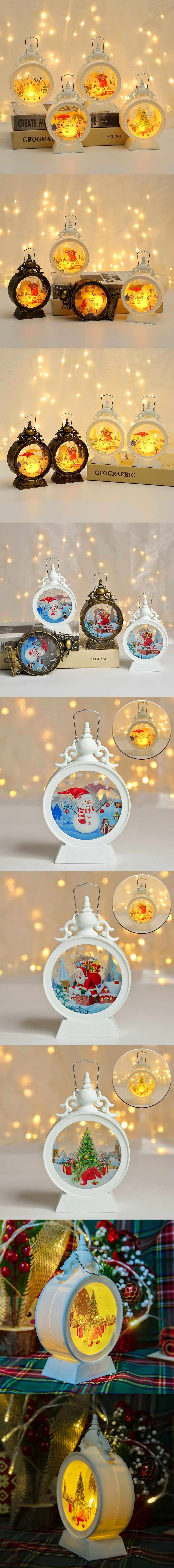 Bring the North Pole Home Adorable LED Snowman & Santa Lanterns for Pure Christmas Vibes! Let It Glow! Festive Christmas Lanterns with Santa & Snowman ,The Cutest Gift This Holiday! , Magical Christmas Lanterns That Light Up