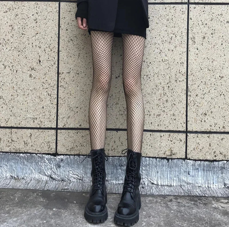 Hollow Out Sexy Pantyhose 2026 Fashion Black Women Fashion Tights Fishnet  Stockings Club Party Hosiery Female Lingerie Girls Thigh Mesh Sock