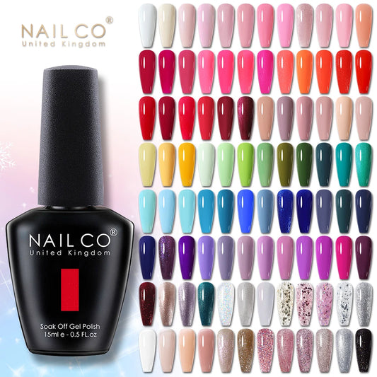 NAILCO Gel Polish 15ml Red & Pink 2026 Style Nails, Soak-Off Gel Polish for Long-Lasting, Flawless, Transform Your Nails with NAILCO Gel Polish Shine, Slay & Stay Perfect! Trendy 2026 Colors,