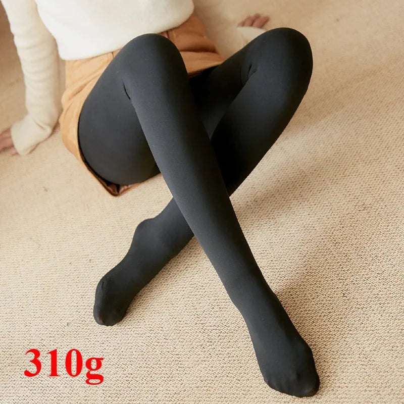High Quality 2026 Winter Edition Thicken Thermal Tights Leggings Women Winter Fleece Velvet Thermo Stockings High Waist Elastic Slim Sexy Translucent Pantyhose