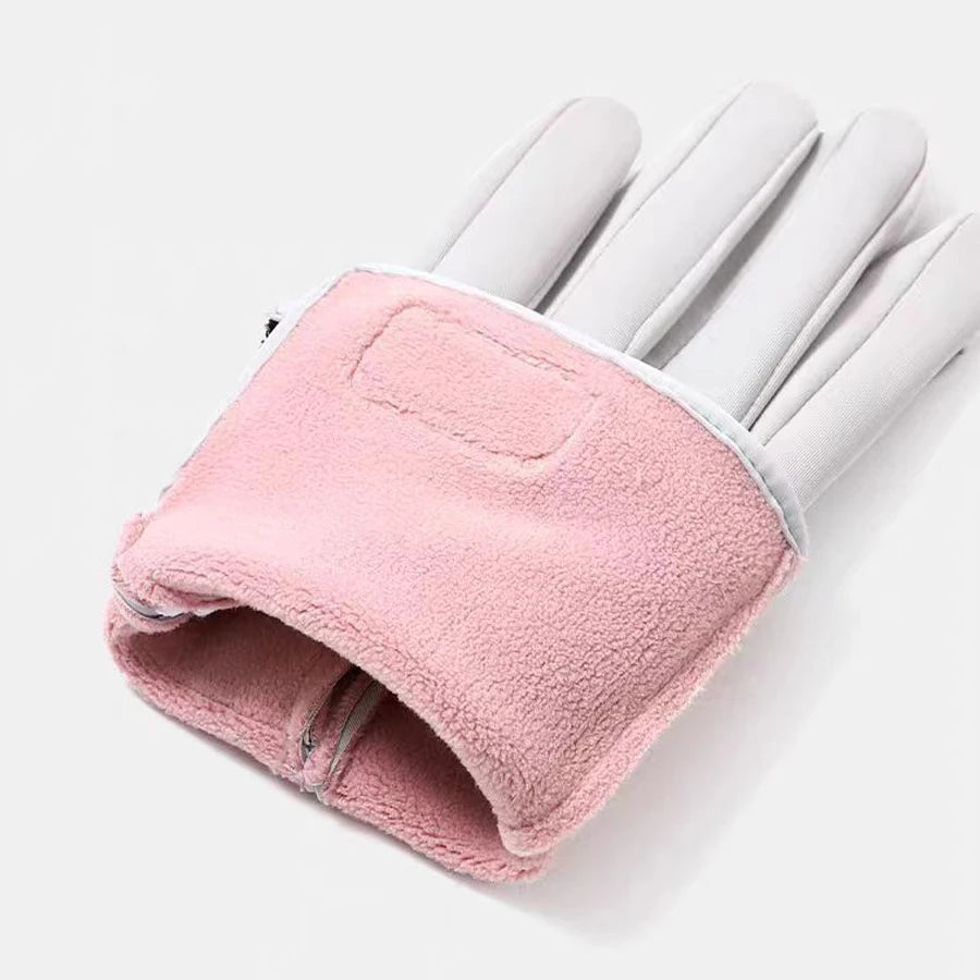 Quality Premium 2026 Winter Women's Thermal Gloves Touchscreen Compatible Fleece Lined Full Finger Waterproof Hand Warmer Mitten for Bike Cycling