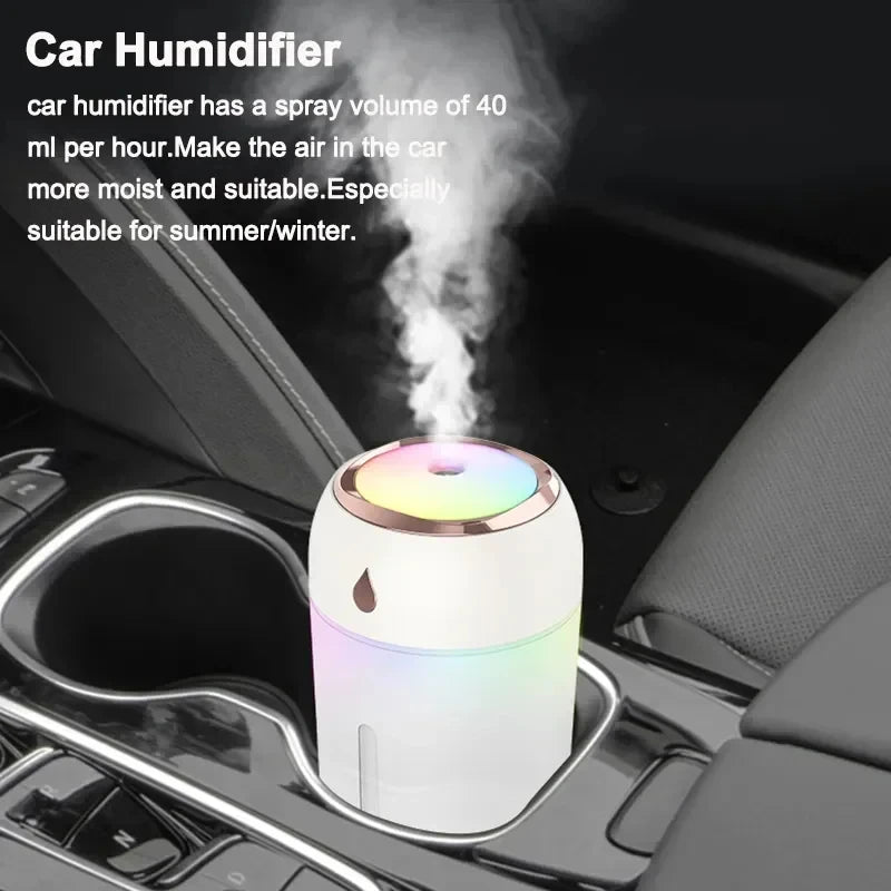 High Quality 2026 Xiaomi Mini Car Portable Air Humidifier Electric Aroma Diffuser LED Cool Light Mist For Home Car Aromatherapy Plant Purifier