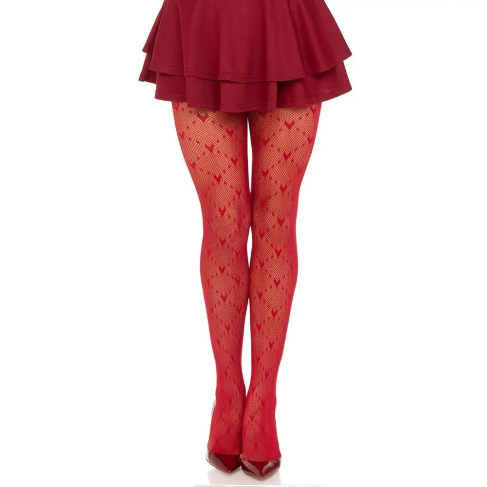 High Quality Heart Flower Pattern Pantyhose, Trendy Japanese Punk Inspired Mesh Tights Sexy, Soft & Premium, Mesh Heart & Flower Fishnet Stockings, Sexy & Cute! Heart Flower Mesh Fishnet Tights for Trendy Girls