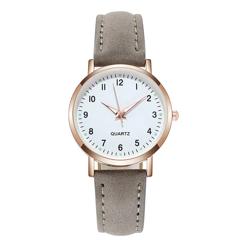 Luxury Leather Quartz Watch for Women Elegant 2026 Backlight Wristwatch Trendy, Durable & Must-Have Accessory , Premium Women’s Fashion Watch Look Luxurious, Feel Confident, Get Compliments