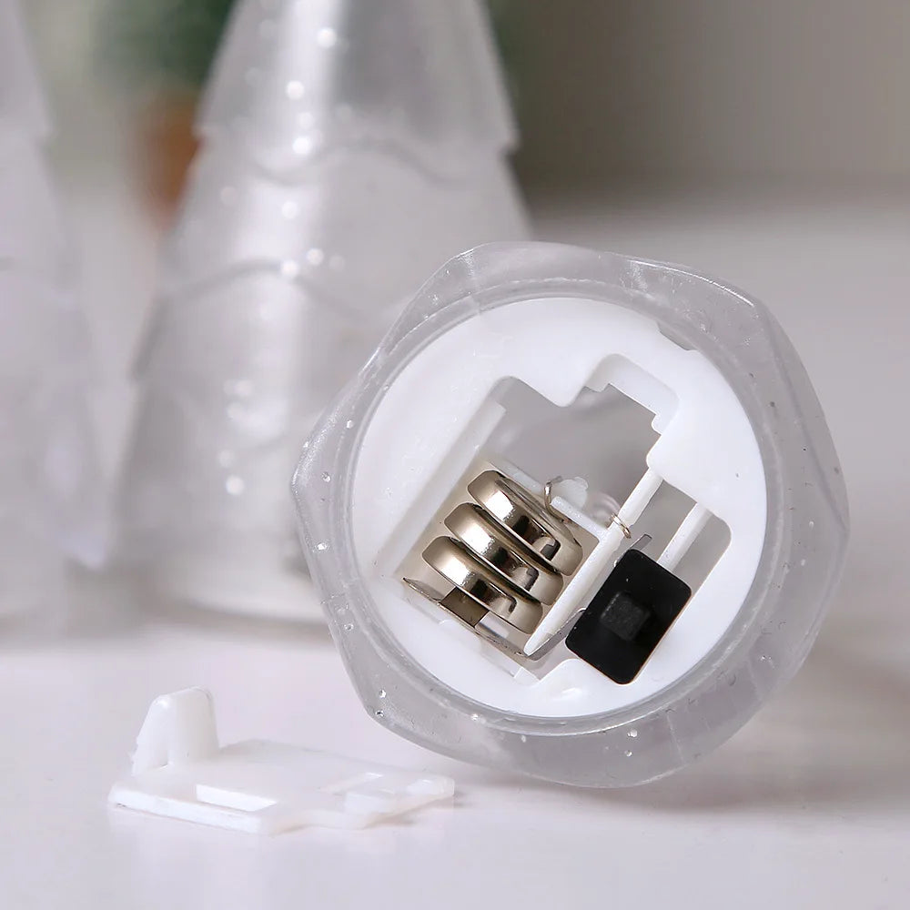 Christmas Night Lights Mini Xmas Tree Candle Lamps 4/1pcs ,Twinkle & Glow  Mini Xmas Tree Candle Lamps for a Magical Christmas!, Tiny Trees, Big Glow — Mini Xmas Candle Lamps for Your Home