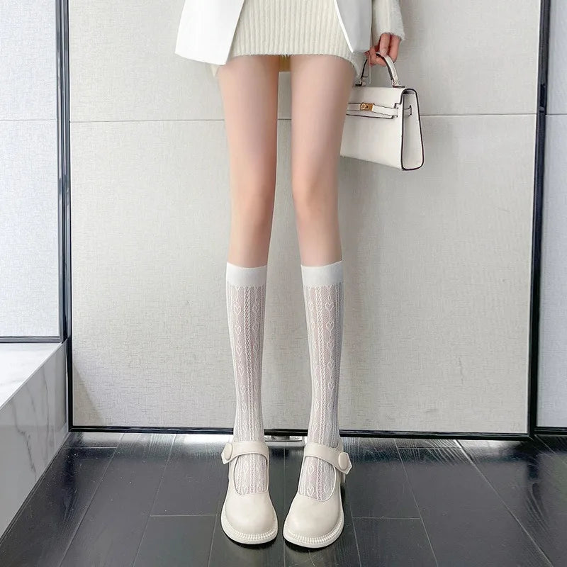 Luxury Lace Socks That Make Every Outfit Look Adorable & Classy, 2026 Must Have! Trendy Lace Tube Socks for That Perfect Sweet Girl Aesthetic, Step Into Kawaii Elegance Soft Lace Calf Socks Every Girl is Obsessed With