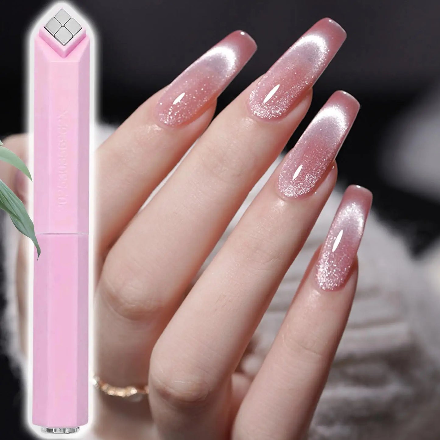 Nail Magnet Kit Create Stunning Cat’s Eye Gel Nails 2026 Style!, Magnetic Nail Art Made Easy Trendy & Instagram-Ready for 2026!, Create Stunning 3D Cat’s Eye Effects Compact Magnet for Perfect Nails