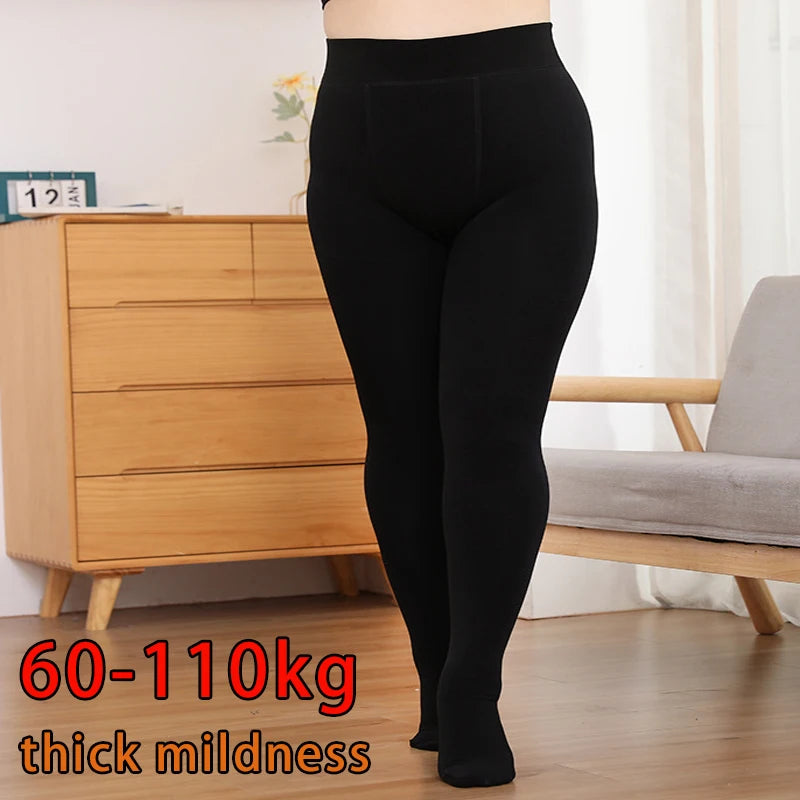 Quality 2026 Fashion Plus Size Leggings Women Clothing Feminino Leggings Thick Plus Size Women Trousers Bare Pantyhose  Warm Fall and Winter Fleecing