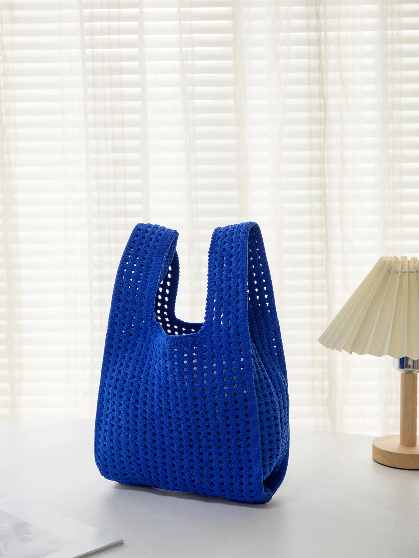 Handmade Knit Wrist Bag Cute, Trendy, Premium Mini Knot Tote Stylish, Colorful & Perfect for Daily Outings