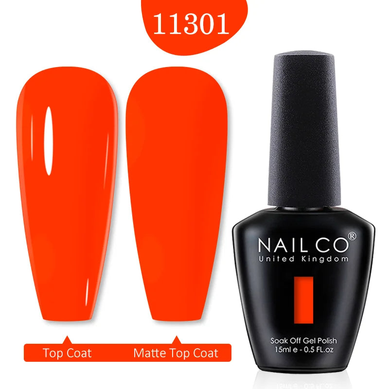 NAILCO Gel Polish 15ml Red & Pink 2026 Style Nails, Soak-Off Gel Polish for Long-Lasting, Flawless, Transform Your Nails with NAILCO Gel Polish Shine, Slay & Stay Perfect! Trendy 2026 Colors,