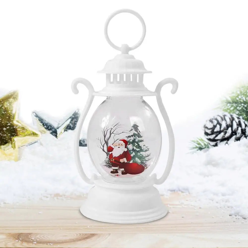 Bring the North Pole Home Adorable LED Snowman & Santa Lanterns for Pure Christmas Vibes! Let It Glow! Festive Christmas Lanterns with Santa & Snowman ,The Cutest Gift This Holiday! , Magical Christmas Lanterns That Light Up