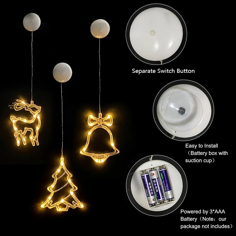 Magical Christmas Lights for Every Window, Wall, and Tabletop Let Your Home Glow! , Turn Your Home Into a Winter Wonderland Hanging Lights, Lamps 

Bring the magic of Christmas and New Year into your home with our all-in-one