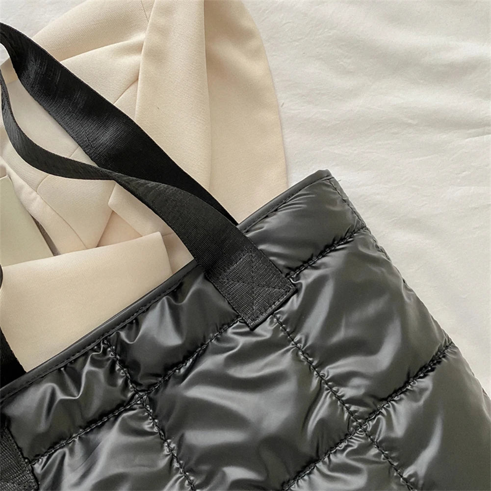 Premium Padded Ladies Tote Stylish, Durable Quilted Cotton Tote Bag  Spacious, Chic & Travel