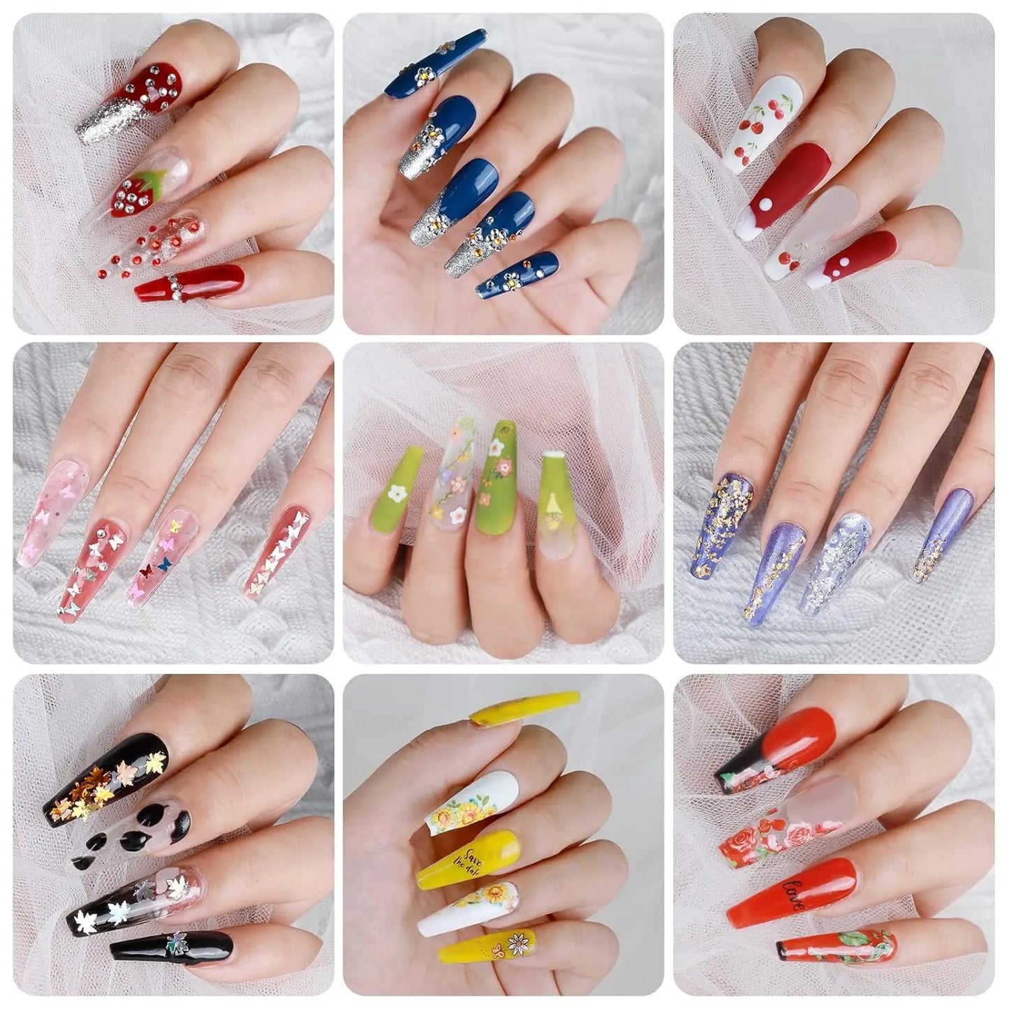 Nail Art DIY Kit for Every Mood Shine, Sparkle, Slay Complete 2026, Salon Perfect Nails in Minutes Stickers, Gold Foil & Glitter, Create Stunning Nail Designs Stickers, Glitter & Rhinestones