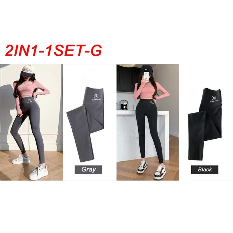Premium Shark Pants for Women High Waisted, Hip Lifting & Trendy Yoga Leggings, Sexy & Slimming! Belly Lift Black Shark Leggings for Spring, Autumn & Winter,