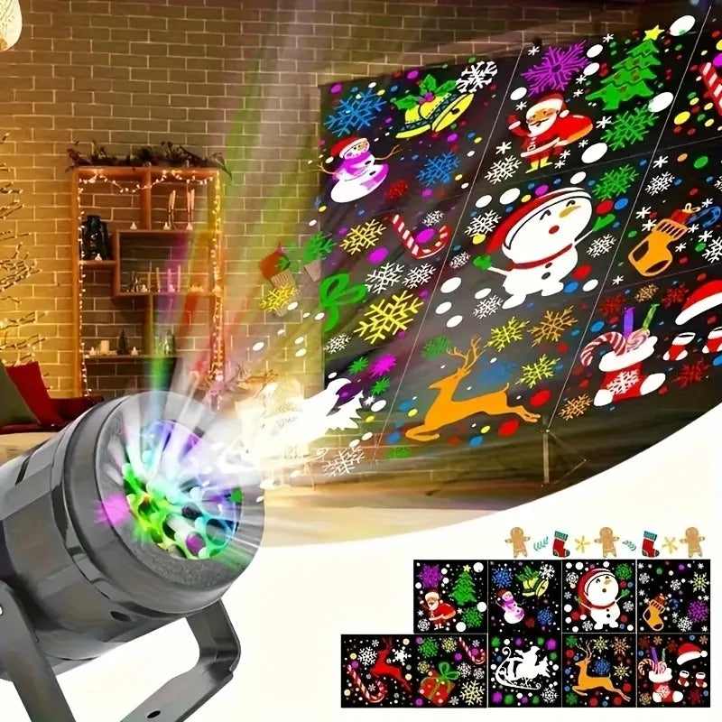🌟 Christmas Projection Lamp Plug In the Magic! 🎁 , 🌟 Turn Any Room Into a Magical Christmas Wonderland!, ❄️ Dazzling Christmas Projection Lamp – A Light Show of Holiday Cheer!, 🌌 Snowflakes, Stars & Sparkle Experience the Magic of Christmas in Lights!