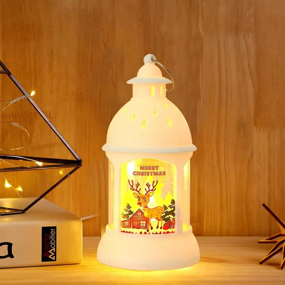 Bring the North Pole Home Adorable LED Snowman & Santa Lanterns for Pure Christmas Vibes! Let It Glow! Festive Christmas Lanterns with Santa & Snowman ,The Cutest Gift This Holiday! , Magical Christmas Lanterns That Light Up