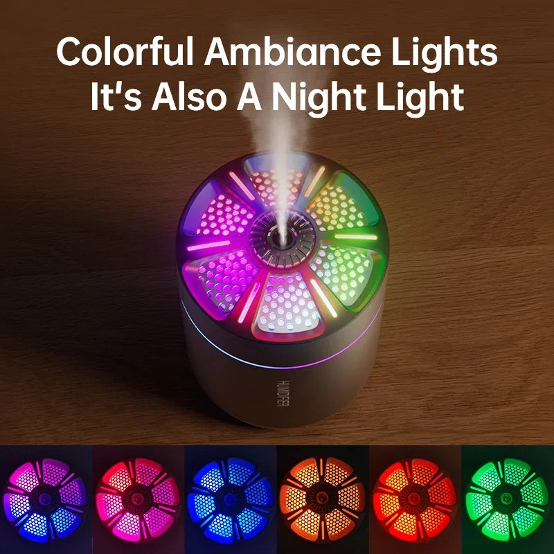 High Quality 2026 Edition Mini Car Air Humidifier USB Electric Aroma Diffuser Essential Oil Purifier Aromatherapy Mist Maker Lights in Car Home Bedroom