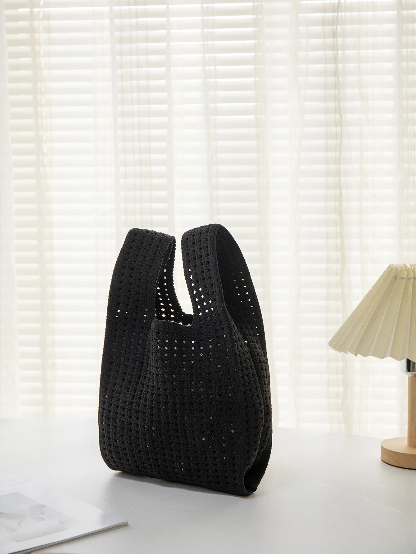 Handmade Knit Wrist Bag Cute, Trendy, Premium Mini Knot Tote Stylish, Colorful & Perfect for Daily Outings