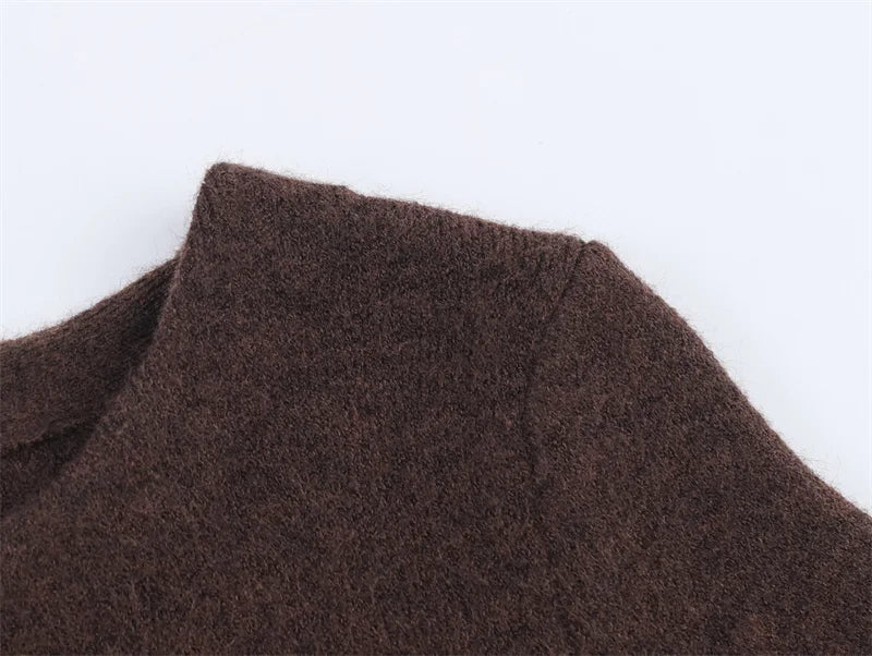 Premium Faux Fur Effect Knit Dress Trendy, Sexy & Effortlessly Elegant 2026 Fall Luxe Sexy Faux Fur Patchwork Knit Dress for Chic Women Who Stand Out