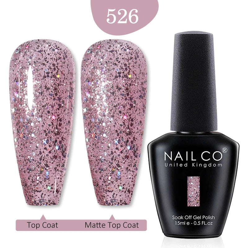 NAILCO Gel Polish 15ml Red & Pink 2026 Style Nails, Soak-Off Gel Polish for Long-Lasting, Flawless, Transform Your Nails with NAILCO Gel Polish Shine, Slay & Stay Perfect! Trendy 2026 Colors,