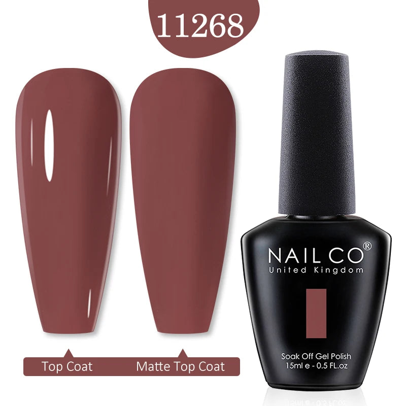 NAILCO Gel Polish 15ml Red & Pink 2026 Style Nails, Soak-Off Gel Polish for Long-Lasting, Flawless, Transform Your Nails with NAILCO Gel Polish Shine, Slay & Stay Perfect! Trendy 2026 Colors,