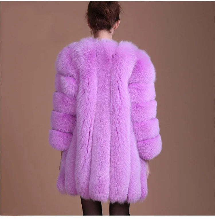 Y2k Faux Fur Jackets for Women Long Puff Sleeve Women Coat Solid Short Warmth Punk Outerwear Clause Ladies Elegant Streetwear