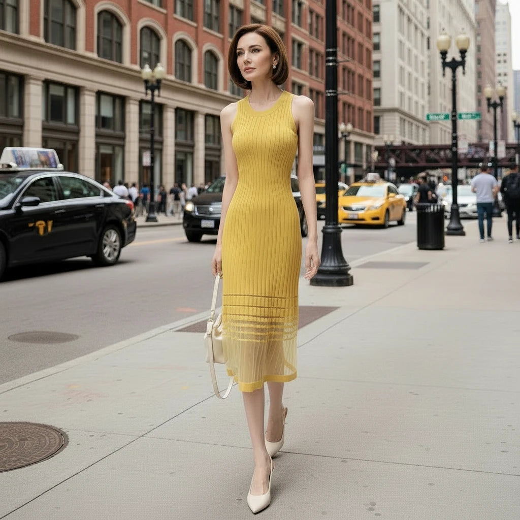 Boho Glam 2026 Sleeveless Crochet Midi Dress for Trendy Women Who Love Comfort & Style Luxe Sexy Crochet Knitted Midi Dress Breathable, Premium & Effortlessly Chic