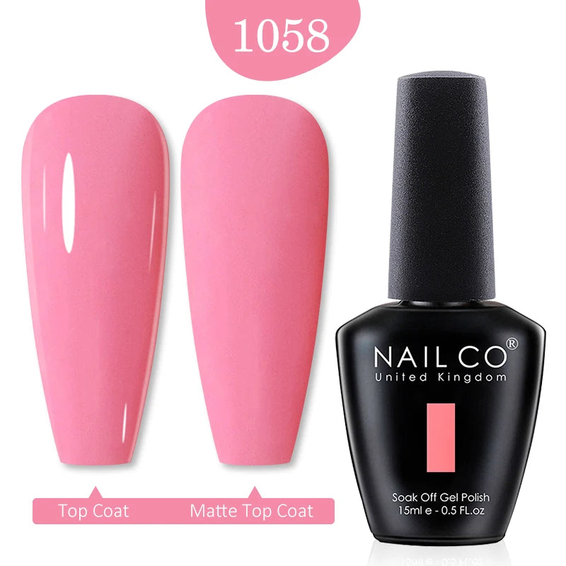 NAILCO Gel Polish 15ml Red & Pink 2026 Style Nails, Soak-Off Gel Polish for Long-Lasting, Flawless, Transform Your Nails with NAILCO Gel Polish Shine, Slay & Stay Perfect! Trendy 2026 Colors,