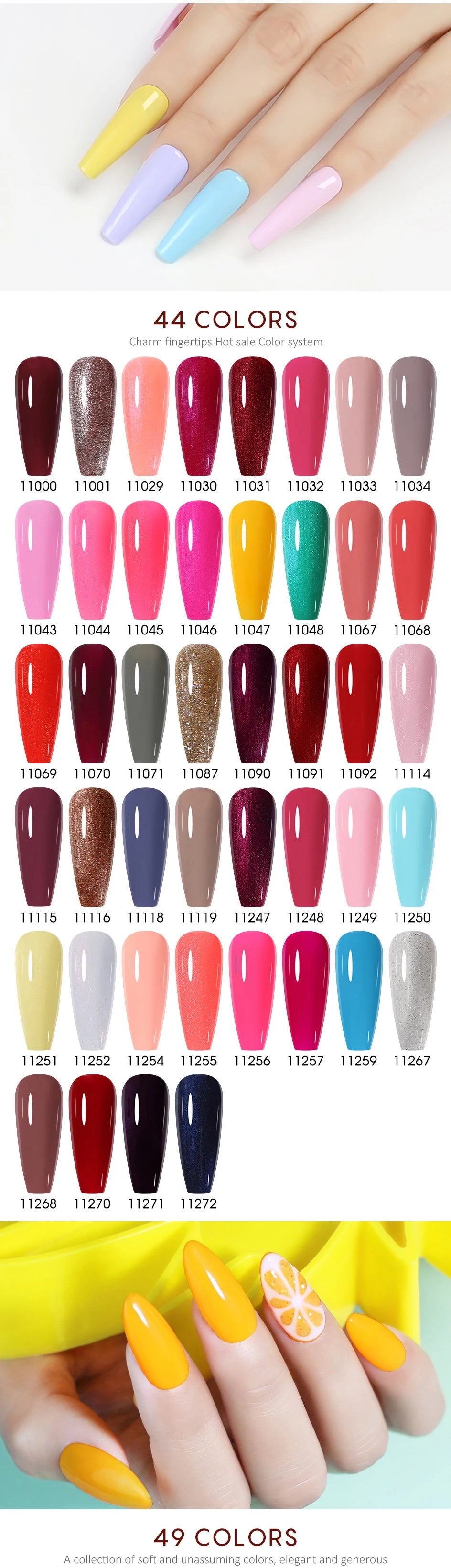 NAILCO Gel Polish 15ml Red & Pink 2026 Style Nails, Soak-Off Gel Polish for Long-Lasting, Flawless, Transform Your Nails with NAILCO Gel Polish Shine, Slay & Stay Perfect! Trendy 2026 Colors,