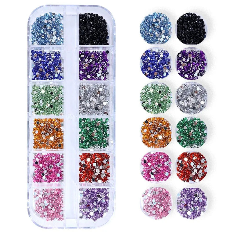 Nail Art DIY Kit for Every Mood Shine, Sparkle, Slay Complete 2026, Salon Perfect Nails in Minutes Stickers, Gold Foil & Glitter, Create Stunning Nail Designs Stickers, Glitter & Rhinestones