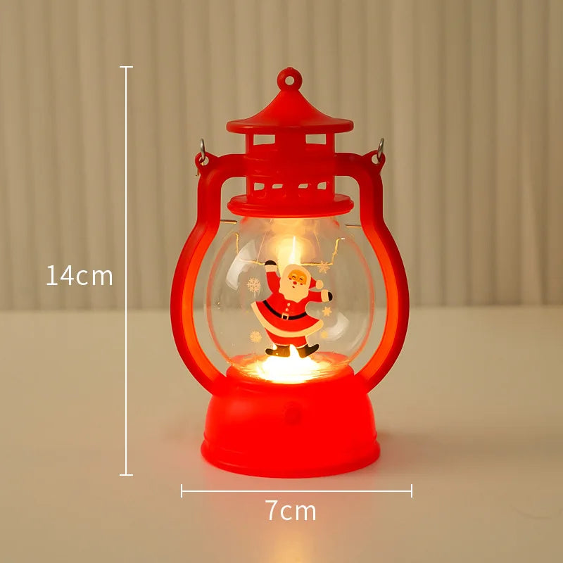 Bring the North Pole Home Adorable LED Snowman & Santa Lanterns for Pure Christmas Vibes! Let It Glow! Festive Christmas Lanterns with Santa & Snowman ,The Cutest Gift This Holiday! , Magical Christmas Lanterns That Light Up
