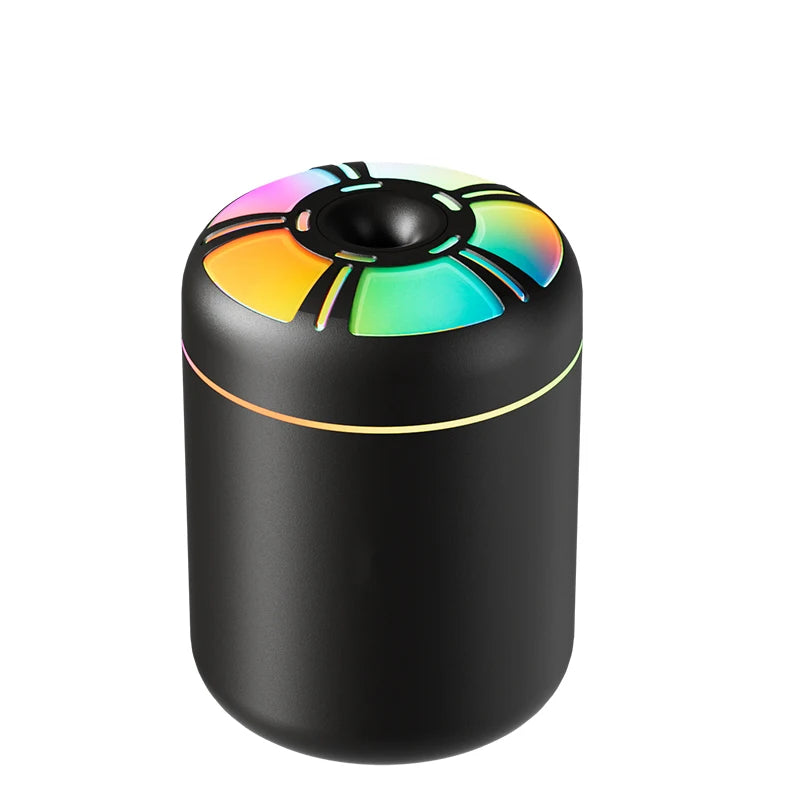 High Quality 2026 Edition Mini Car Air Humidifier USB Electric Aroma Diffuser Essential Oil Purifier Aromatherapy Mist Maker Lights in Car Home Bedroom