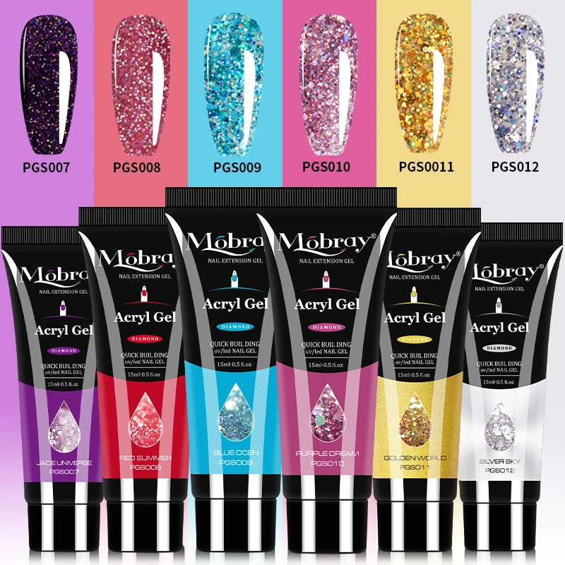 Salon-Perfect Nails at Home The Acrylic Poly Gel Set Everyone’s Talking About!, New Year, New Nails! 2026 Professional Acrylic Gel Kit for Stunning Results!, Shape. Build. Glow. Repeat – Create Flawless Nails