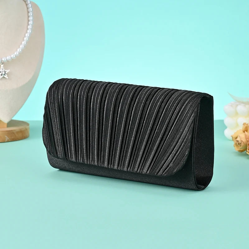 Texture Noble and Fashionable One Shoulder Crossbody Fashion Bag Party hand bag elegant luxury Fashion fold evening clutch bag