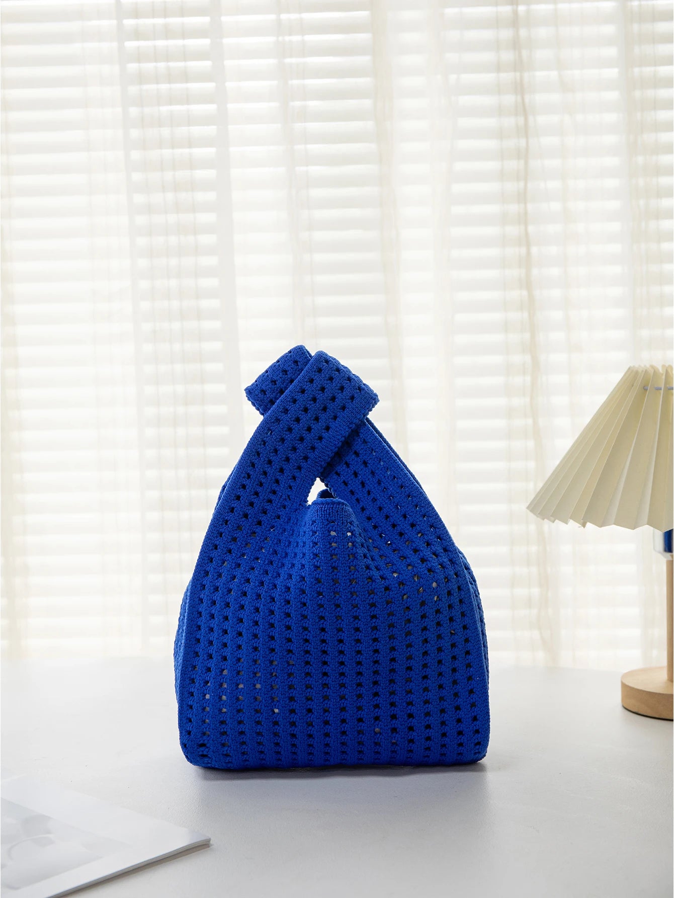 Handmade Knit Wrist Bag Cute, Trendy, Premium Mini Knot Tote Stylish, Colorful & Perfect for Daily Outings