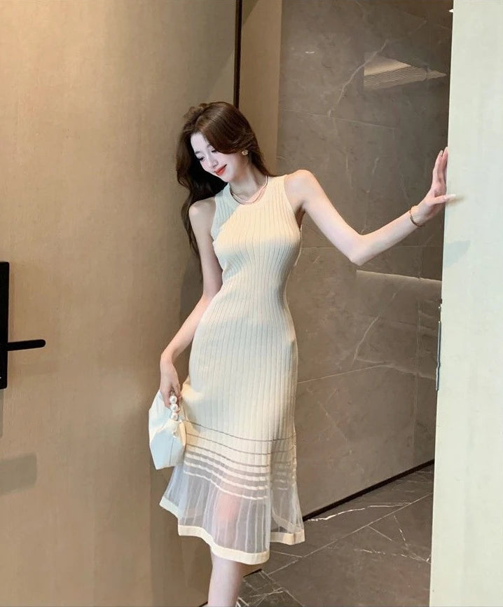 Boho Glam 2026 Sleeveless Crochet Midi Dress for Trendy Women Who Love Comfort & Style Luxe Sexy Crochet Knitted Midi Dress Breathable, Premium & Effortlessly Chic