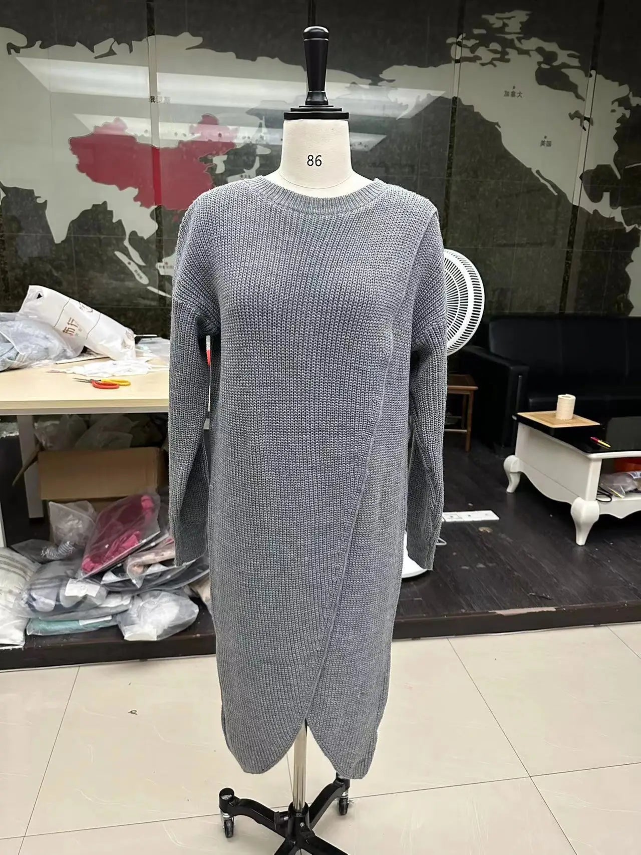Premium Autumn/Winter Midi Knit Dress Soft, Stylish & Perfect for Work or Weekend, Luxury Comfort Meets Style 2026 Warm Fur Midi Dress for Effortless Glam, Autumn/Winter Knit Pullover Dress You’ll Want in Every Color