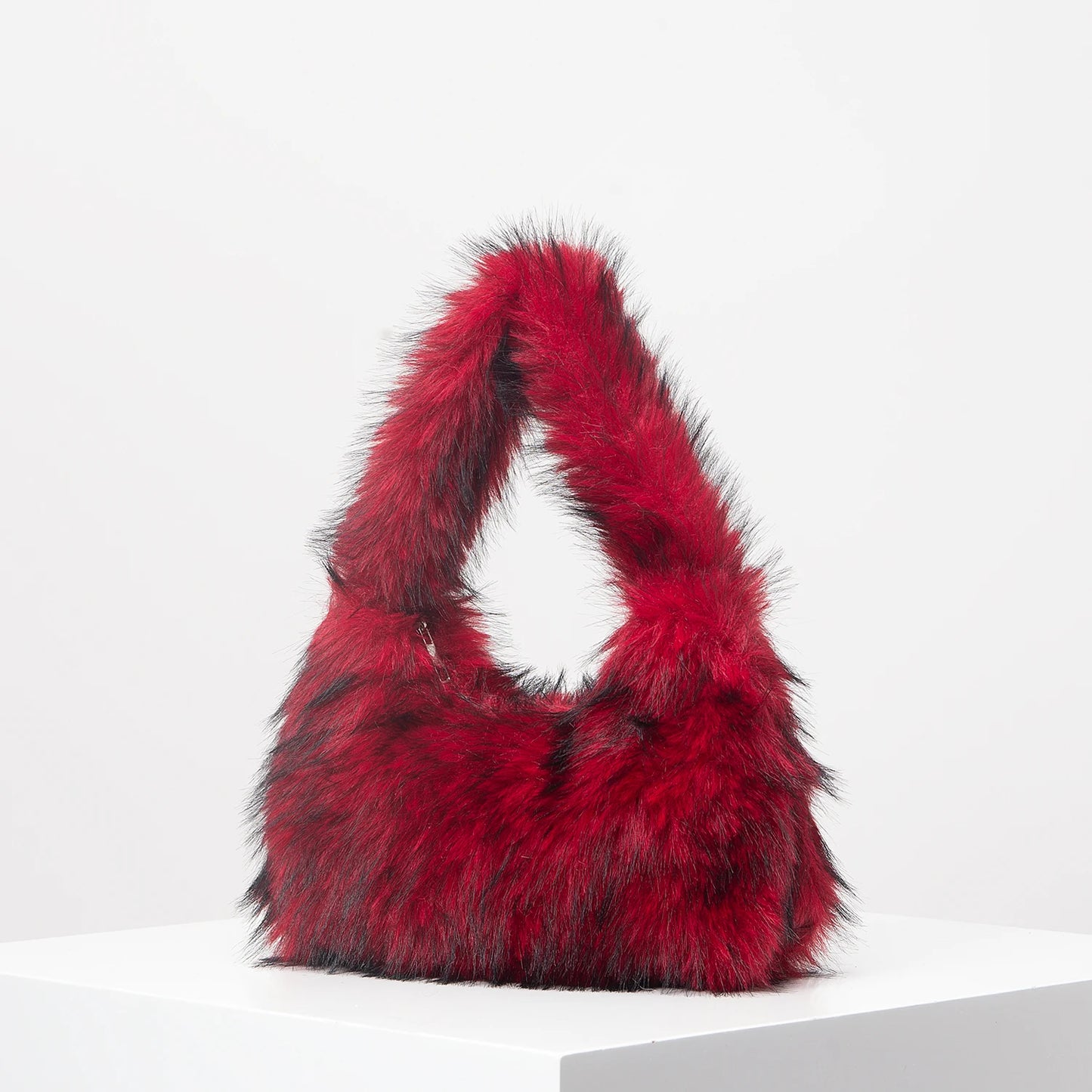 Premium Plush 2026  Hobo Handbag Sexy, Trendy & Perfect for Vacation or Daily Glam , Fuzz Shoulder Bag High-Quality, Cute & Dopamine-Style Chic