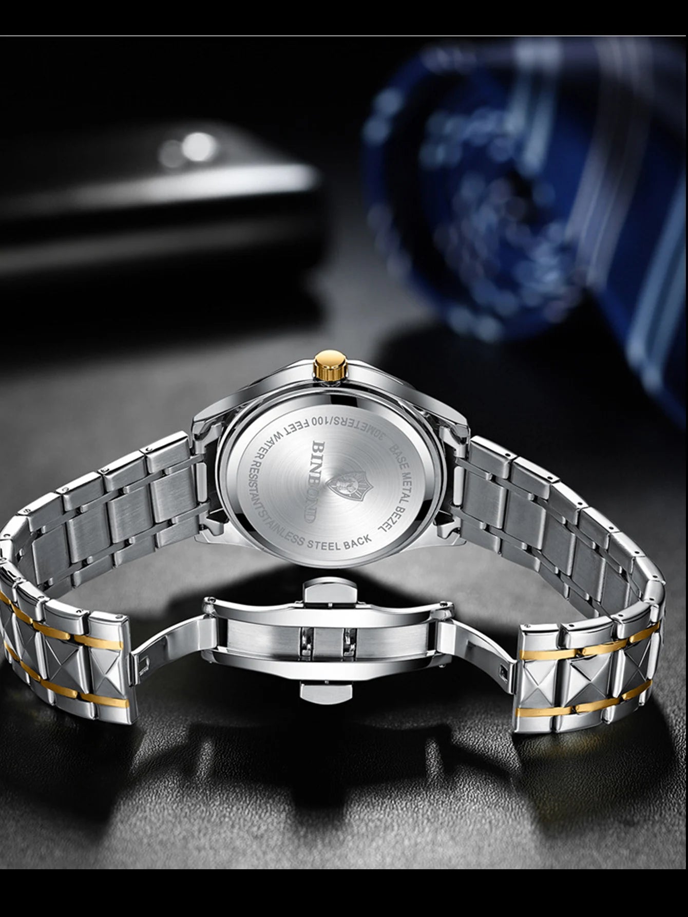 BINBONG Quality Premium High Women Watches Luxury Fashion Ladies Quartz Watch Waterproof Luminous Date Stainless Wristwatch Girlfriend Lovers Gift