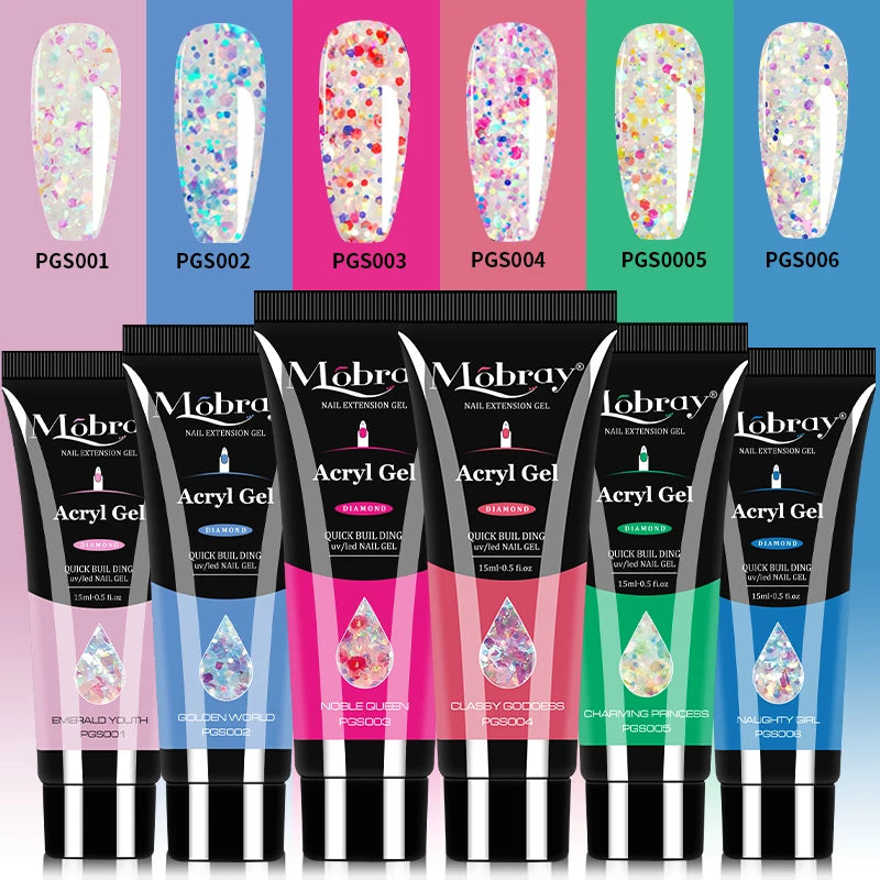 Salon-Perfect Nails at Home The Acrylic Poly Gel Set Everyone’s Talking About!, New Year, New Nails! 2026 Professional Acrylic Gel Kit for Stunning Results!, Shape. Build. Glow. Repeat – Create Flawless Nails