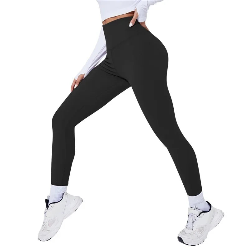 High Quality 2026 Winter Edition High Waist Yoga Warm Leggins Sports Tights Thermal Woman Running Pants Sexy Butt Lifting Leggings Push Up Panties Gym Fitness