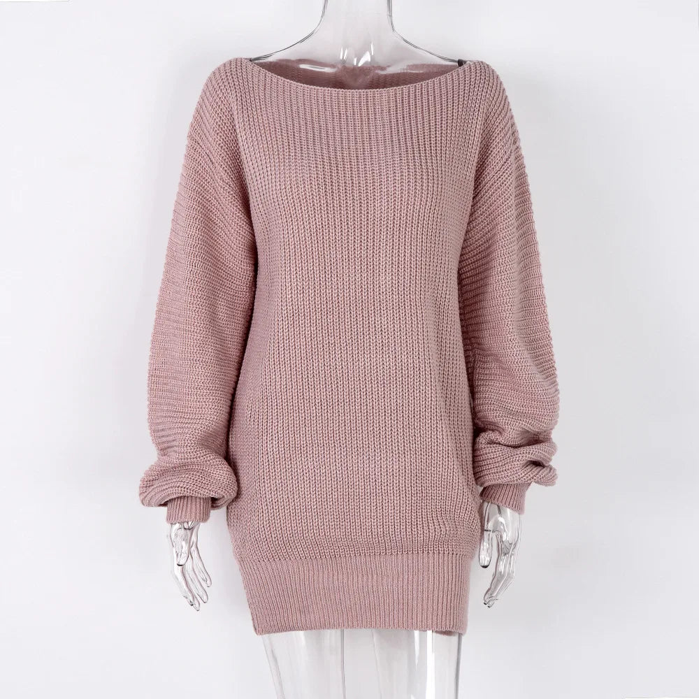 Premium Loose Knit Dress That Defines 2026 Comfort Fashion, Off Shoulder Knitted Sweater Dress Casual, Classy & Irresistibly Sexy, It Girl Essential Knitted Dress That Blends Warmth, Style & Pure Elegance