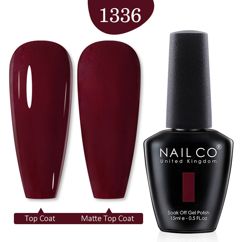 NAILCO Gel Polish 15ml Red & Pink 2026 Style Nails, Soak-Off Gel Polish for Long-Lasting, Flawless, Transform Your Nails with NAILCO Gel Polish Shine, Slay & Stay Perfect! Trendy 2026 Colors,
