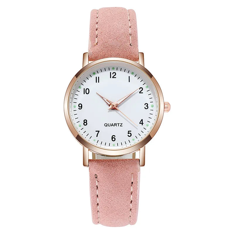 Luxury Leather Quartz Watch for Women Elegant 2026 Backlight Wristwatch Trendy, Durable & Must-Have Accessory , Premium Women’s Fashion Watch Look Luxurious, Feel Confident, Get Compliments